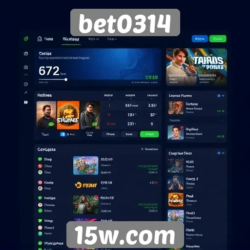 Revisão da interface do usuário do site bet0314